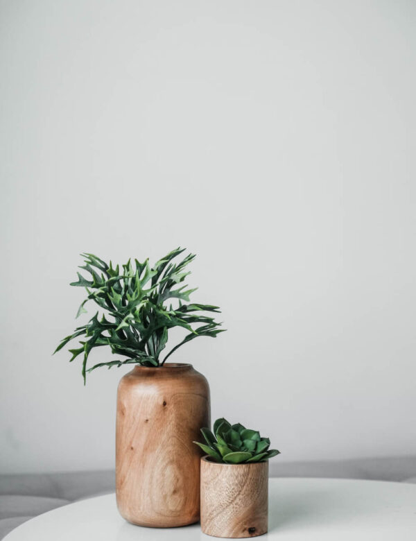 Demo - Pot with wooden pattern